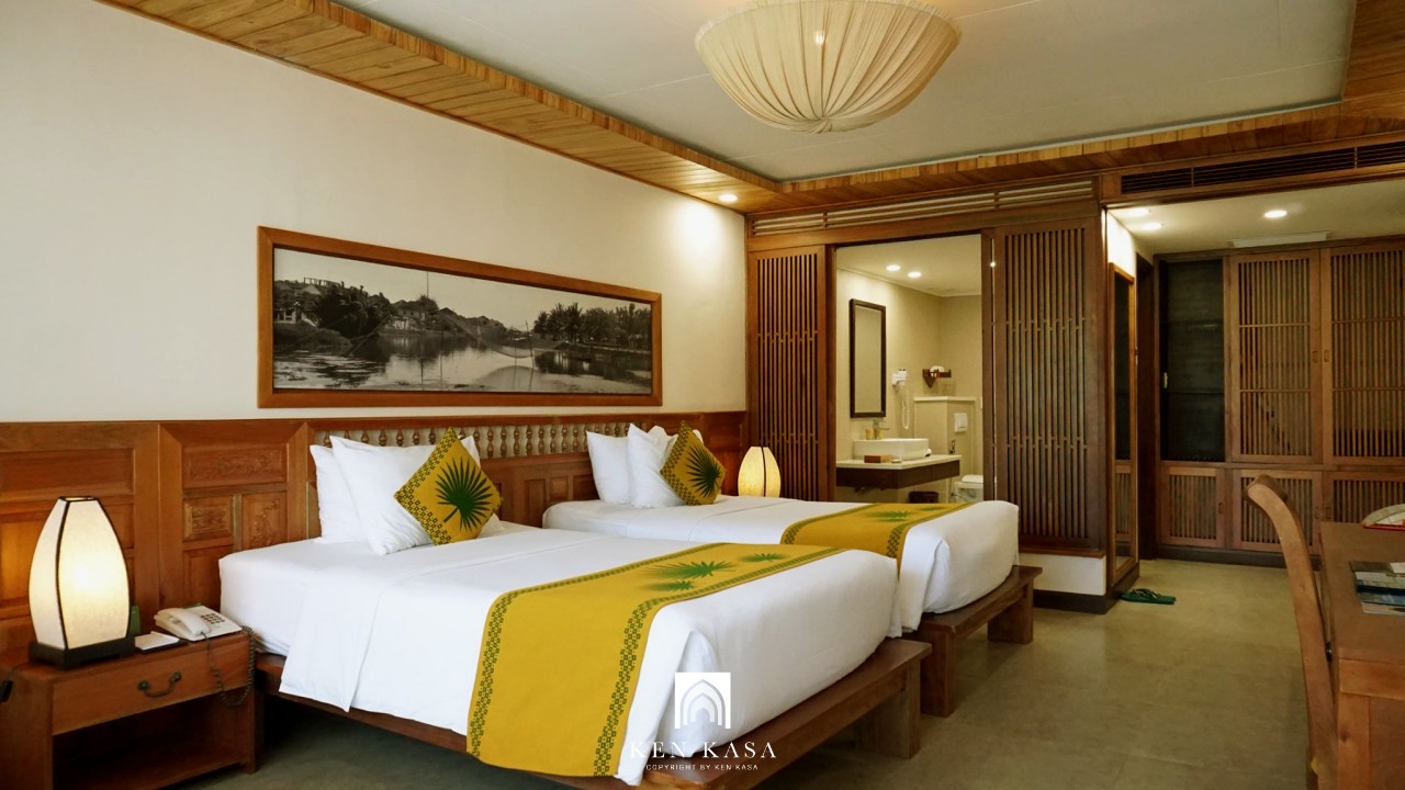 Phòng Deluxe giường đôi nhìn ra vườn tại Palm Garden Beach Resort & Spa Hội An
